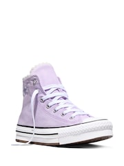 Converse Purple Chuck Taylor EVA Lift Floral Trainers - Image 3 of 6