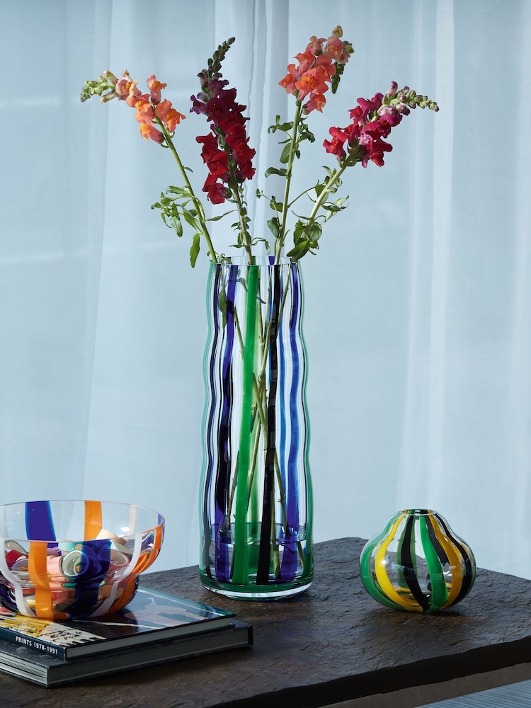 LSA International Folk Vase H42cm - صورة 1 من 3 LSA International Folk Vase H42cm - صورة 1 من 3