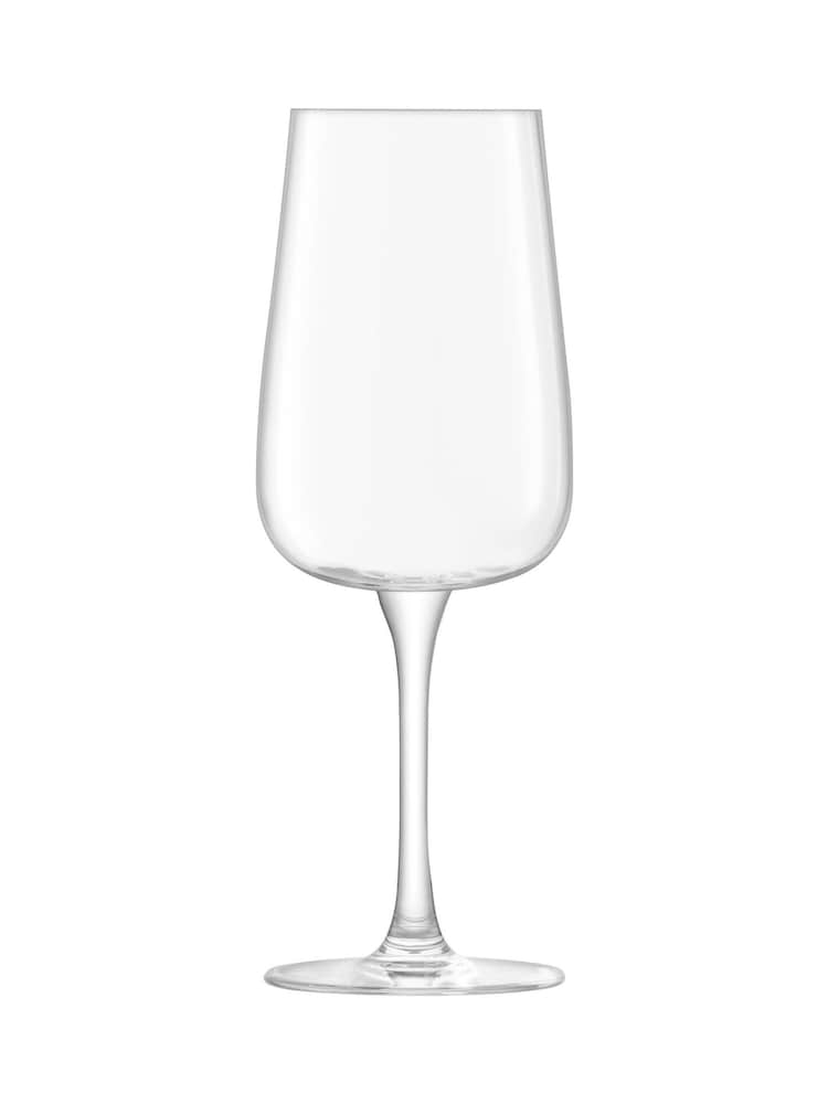 LSA International Set of 2 Clear Arc Flute Glasses 280ml - Image 3 of 3