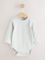 白色 - Jersey Rib Dungaree and Bodysuit Baby Set (0mths-2yrs) - 圖片 3/10