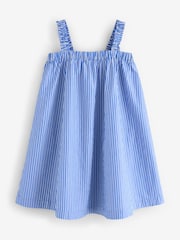 Blue on White Striped Sun Dress - Image 1 of 1