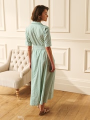 Laura Ashley Geo Print Shirt Dress - Image 3 of 6