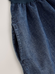 Rinse Blue Jersey Denim Mix Sleeveless Maxi Dress - Image 9 of 9