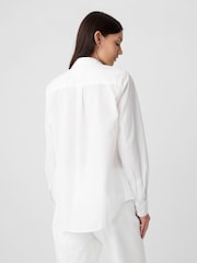Gap White Classic Shirt - Image 2 of 5