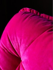 Rockett St George Harry's Pink Lounge Lover Swivel Accent Chair - Image 3 of 9