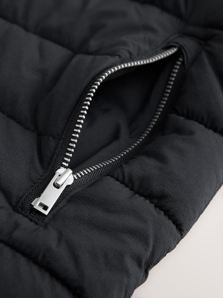 Black Hybrid Padded Jacket (3-16yrs) - Image 10 of 10 Black Hybrid Padded Jacket (3-16yrs) - Image 10 of 10