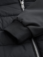 Black Hybrid Padded Jacket (3-16yrs) - Image 9 of 10