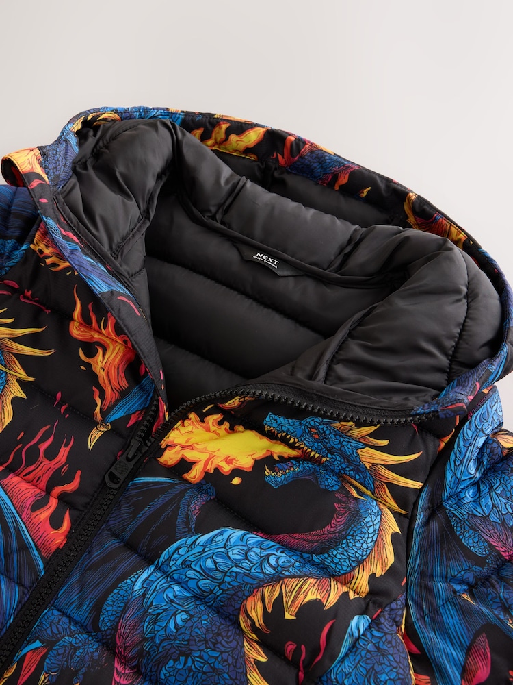 Mehrfarbig - Reflective Quilted Midweight Hooded Jacket (3-17yrs) - Bild 10 von 10 Mehrfarbig - Reflective Quilted Midweight Hooded Jacket (3-17yrs) - Bild 10 von 10
