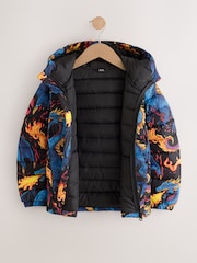 Mehrfarbig - Reflective Quilted Midweight Hooded Jacket (3-17yrs) - Bild 7 von 10