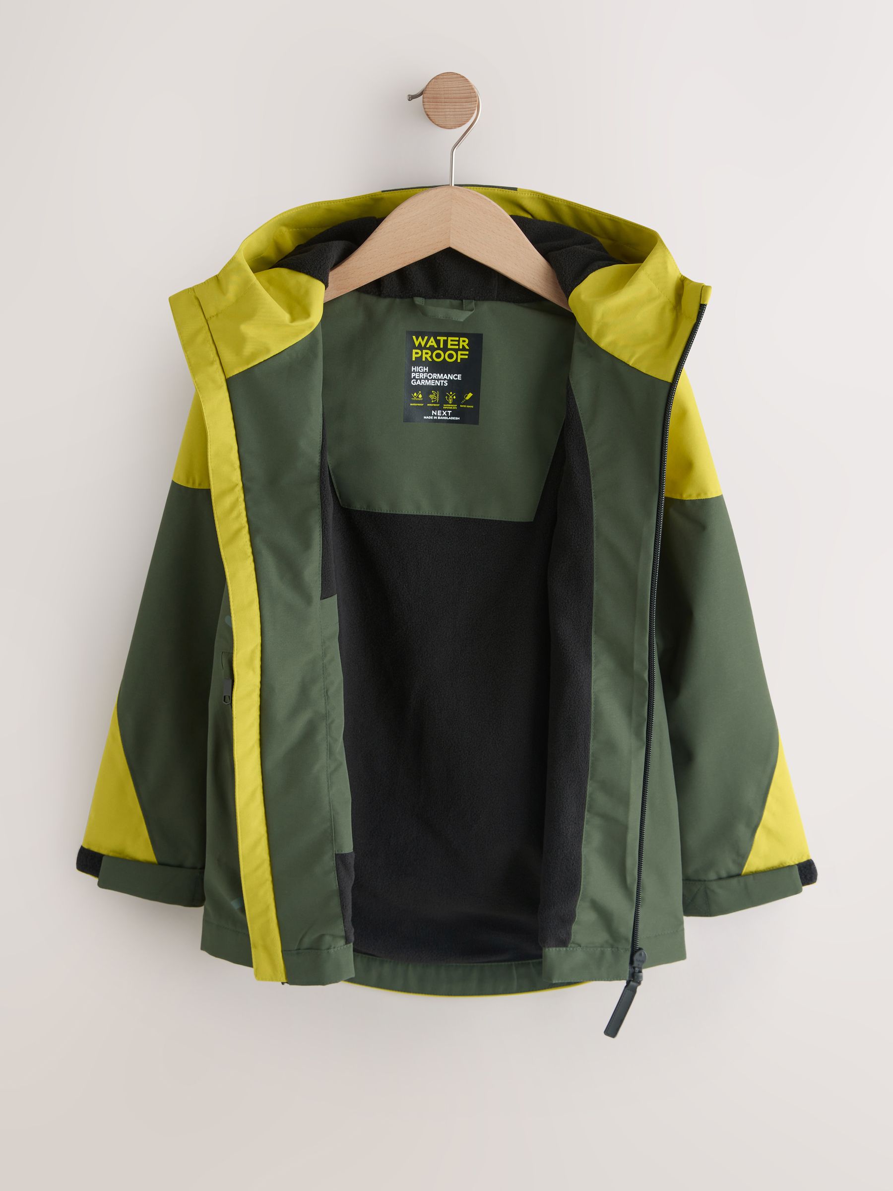 Comprar Verde oliva - Casaco anorak à prova de água com forro de