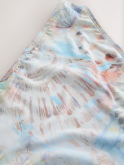 Blue/Ecru High Leg Bikini Bottom - Image 3 of 3