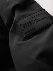 Black Waterproof Padded Coat (3-17yrs) - Image 10 of 11
