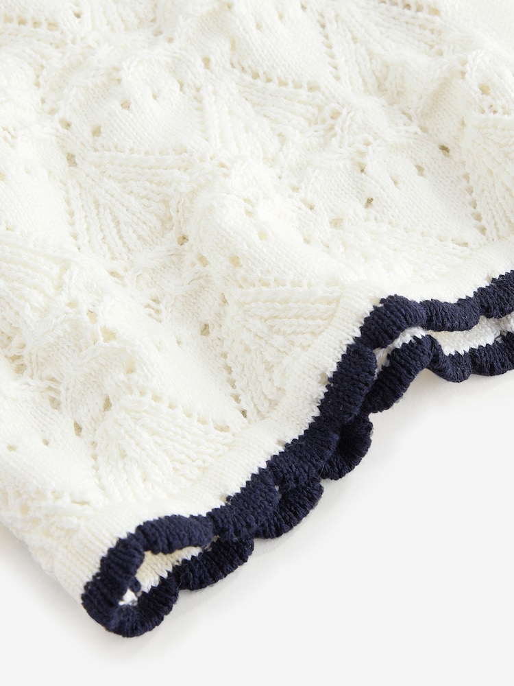 Laura Ashley Ecru Button Through Polo Shirt - Image 7 of 7