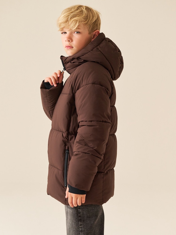 Brown Padded Coat (3-17yrs) - Image 2 of 11