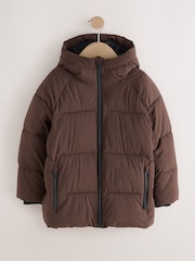 Brown Padded Coat (3-17yrs) - Image 6 of 11