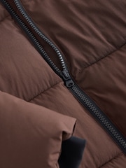 Brown Padded Coat (3-17yrs) - Image 9 of 11