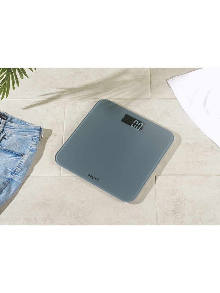 Salter Grey Brushed Electronic Bathroom Scale - Image 2 of 7