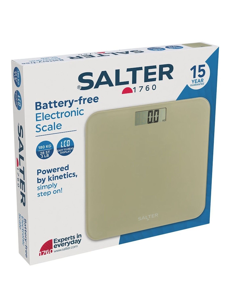 Salter Cream Battery Free Electronic Scale - Image 1 of 3 Salter Cream Battery Free Electronic Scale - Image 1 of 3