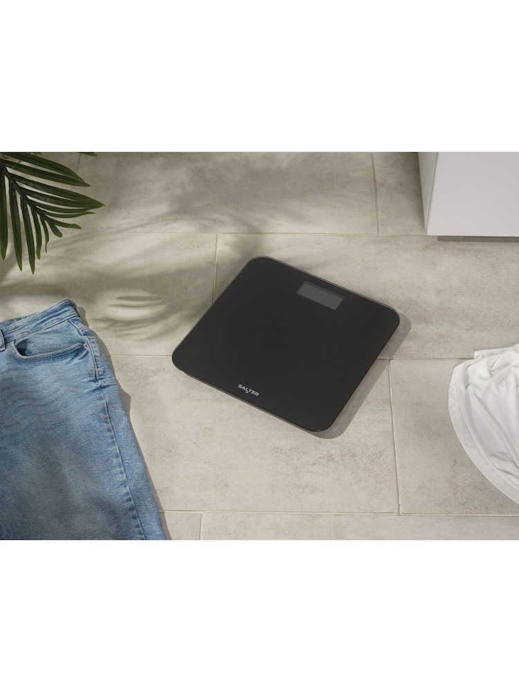 Salter Black Brushed Finish Electronic Bathroom Scale - Image 2 of 9