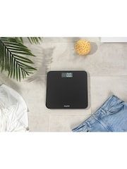 Salter Black Brushed Finish Electronic Bathroom Scale - Image 4 of 9