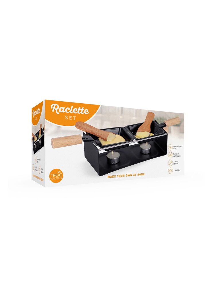MenKind Black Treat Factory Raclette Lively Cheese Melting Fun Set - Image 4 of 4