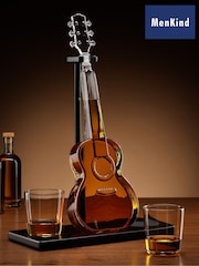 MenKind Clear Connoisseur Creations Guitar Decanter Unique Stand Set - Image 5 of 5