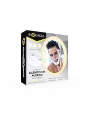 MenKind White InGenious Bluetooth Speaker Mirror Water Resistant Glam - Image 4 of 4