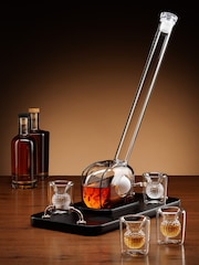 MenKind Clear Connoisseur Creations Golf Decanter Set Fun Club D Glasses - Image 1 of 4