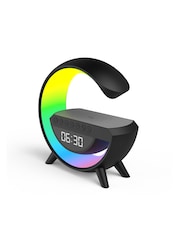 MenKind Black RED5 LightUp Alarm Clock Speaker 10W With Fun LED Vibes - Image 1 of 5