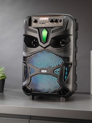 MenKind Black RED5 Karaoke Speaker Thunderous Sound With Dazzlin Lights - Image 1 of 4