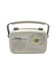 MenKind Cream RED5 Retro Radio Charming Design With Bluetooth Streaming - Image 1 of 4