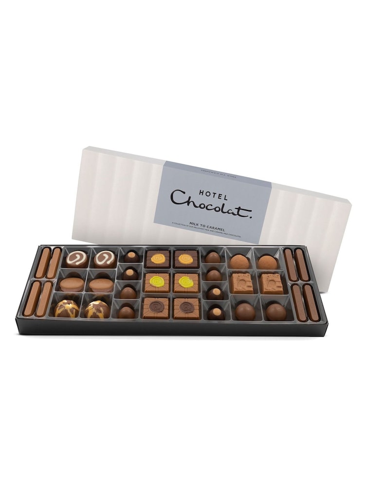 Hotel Chocolat Milk to Caramel Sleekster Gift Box - Image 2 of 4 Hotel Chocolat Milk to Caramel Sleekster Gift Box - Image 2 of 4