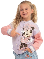 Character Purple Disney Minnie Mouse Bomber Jacket - Image 8 of 11