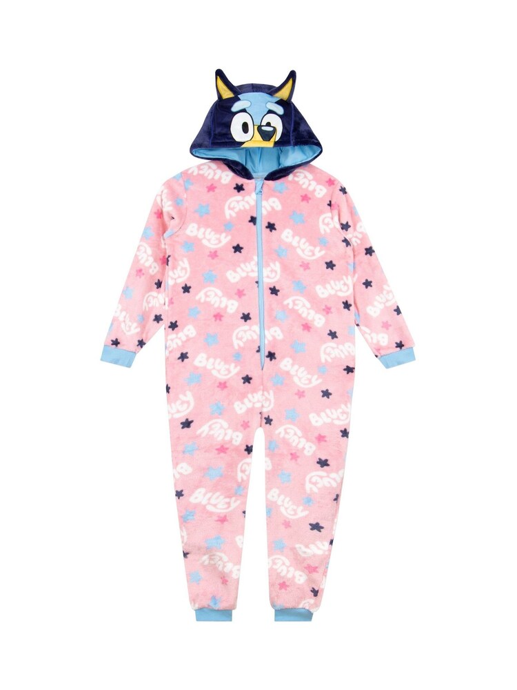 Character Pink Bluey Onesie With 3D Ears - Image 1 of 10