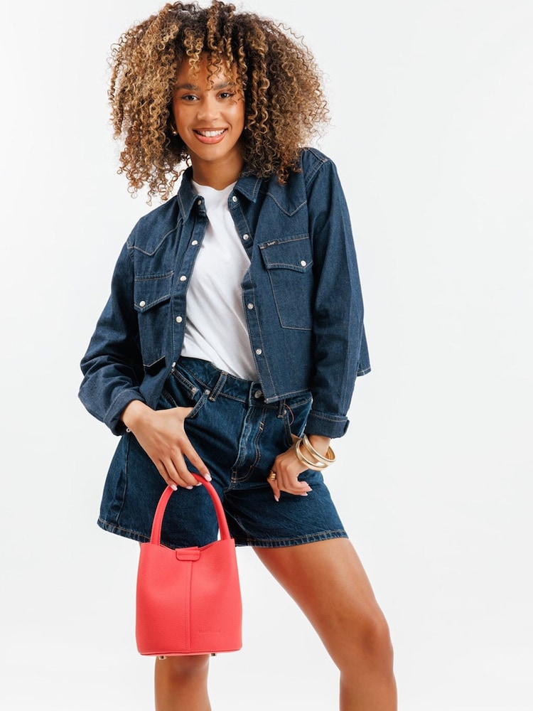 Hush Puppies Red Handbag - Image 4 of 4