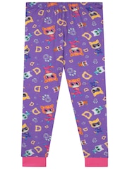 Character Purple Disney Super Kitties Pyjamas - Image 5 of 11