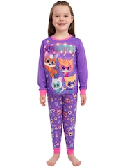Character Purple Disney Super Kitties Pyjamas - Image 6 of 11