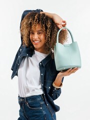 Hush Puppies Blue Handbag - Image 5 of 5