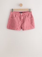 Pink Washed Summer Corduroy Shorts - Image 5 of 7