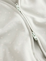 Sage Green Acorn 3 Pack Two Way Zip Baby Sleepsuit (0-3yrs) - Image 10 of 11