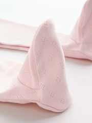 Pink Floral Bunny Baby Sleepsuits 3 Pack (0mths-2yrs) - Image 10 of 14
