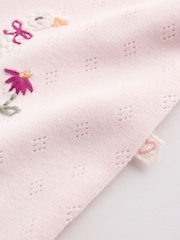 Pink Floral Bunny Baby Sleepsuits 3 Pack (0mths-2yrs) - Image 14 of 14