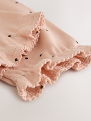 Cream/Pink Polka Dot Baby Sleepsuits 3 Pack (0mths-2yrs) - Image 12 of 14