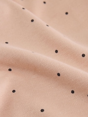 Cream/Pink Polka Dot Baby Sleepsuits 3 Pack (0mths-2yrs) - Image 13 of 14
