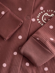 Burgundy/Purple Kitten - Baby-Schlafanzüge im 5er-Pack (0 Monate–2 Jahre) - Bild 11 von 13