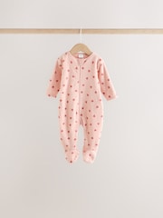 Rozo Srce - Beba Mikro runo Dvosmerni rar Sleepsuits 4 paket - Slika 3 od 11