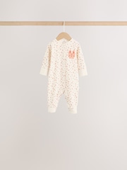 Multi Floral Baby Sleepsuits 4 Pack (0mths-3yrs) - Image 7 of 19