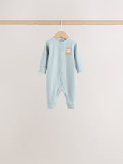 Multi Floral Baby Sleepsuits 4 Pack (0mths-3yrs) - Image 9 of 19