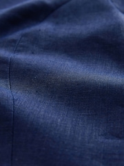 Laura Ashley Navy Linen Waistcoat - Image 7 of 9