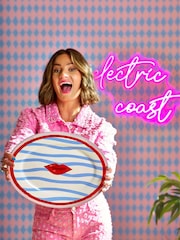 Eleanor Bowmer Multi Electric Coast Lips Serve Platter - Image 2 of 3